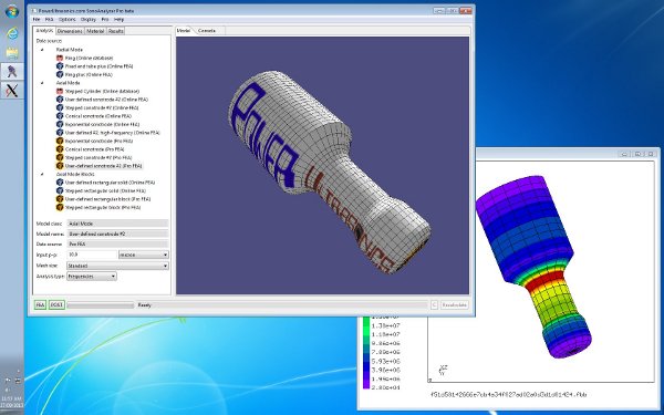 SonoAnalyzer Pro - easy-to-use and powerful finite element analysis for ultrasonic horn design and analysis