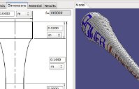 New exponential sonotrode model